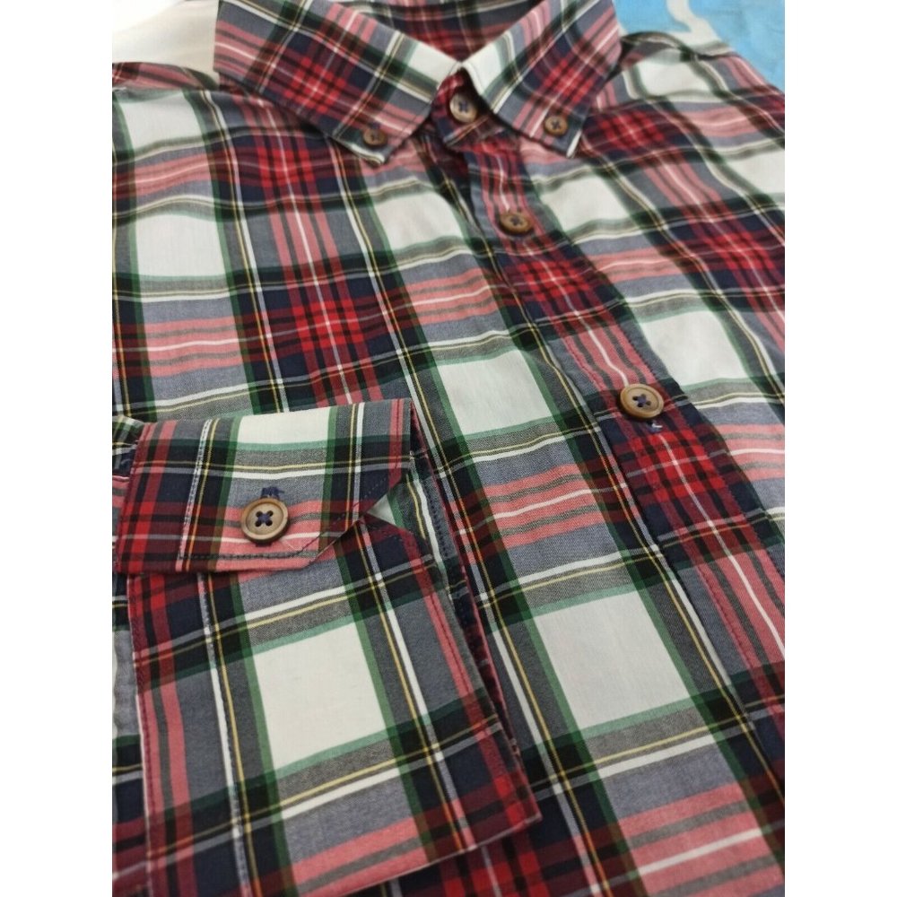 ZARA BLACK TAG Mens Plaid Long Sleeve Shirt Size L Super Slim Fit EX COND - Picture 6 of 6